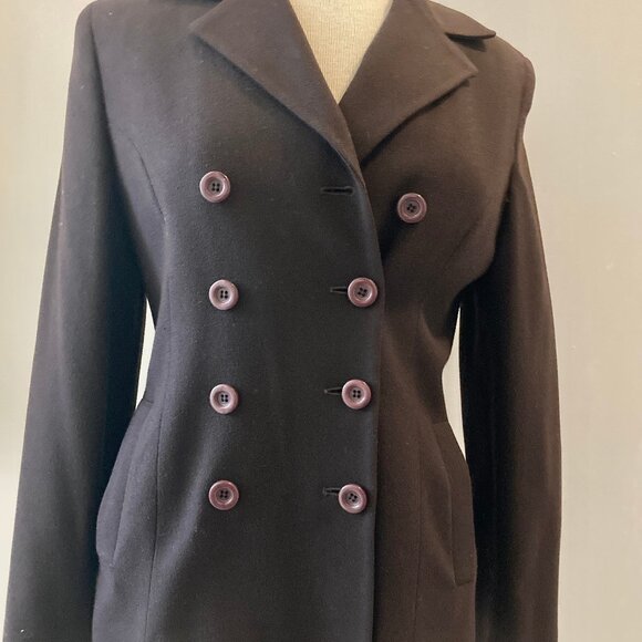 EUC Vintage Brown Express Tailleur Blazer Jacket, Petite 5/6 - Picture 5 of 10